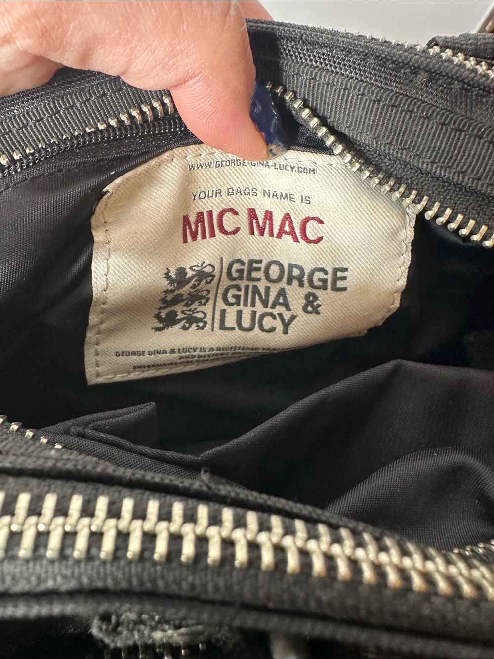 Vintage George Gina & Lucy Mic Mac Mini Handbag - Picture 6 of 8